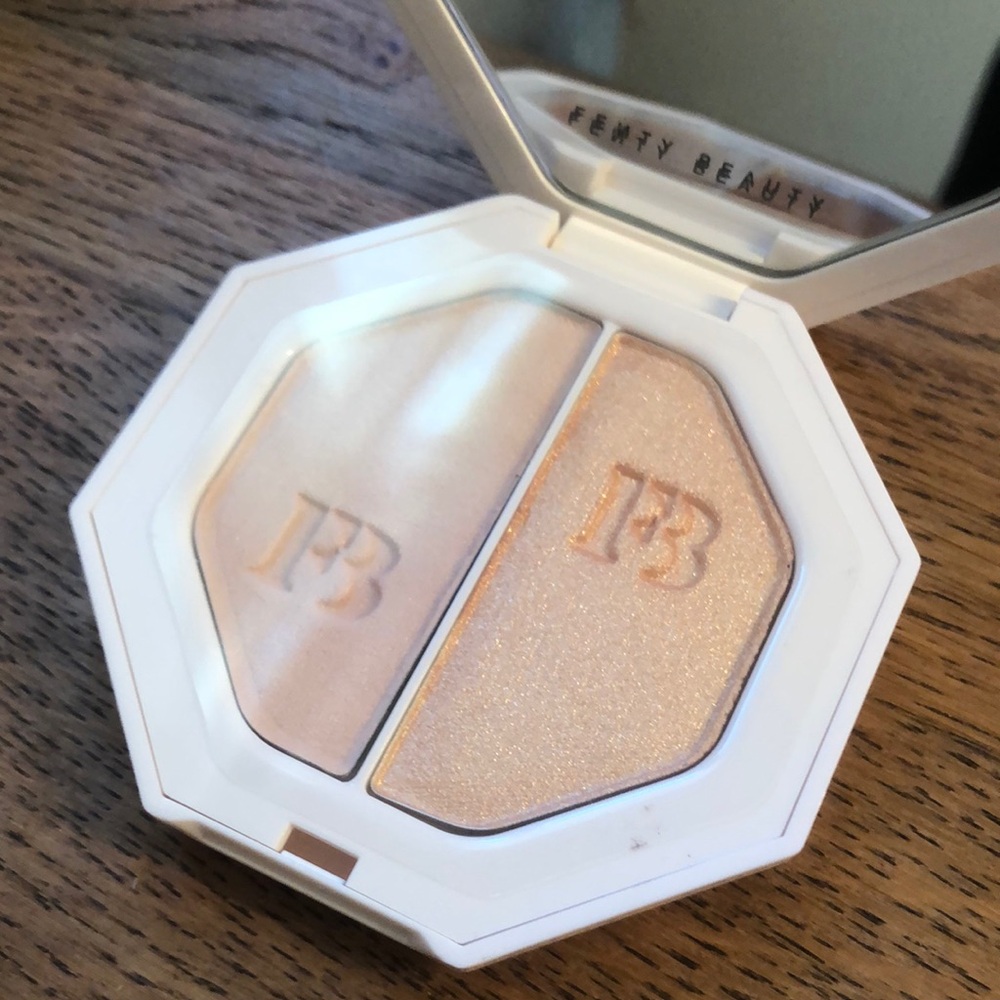Fenty Beauty Shimmering Gold and Cream Compact
